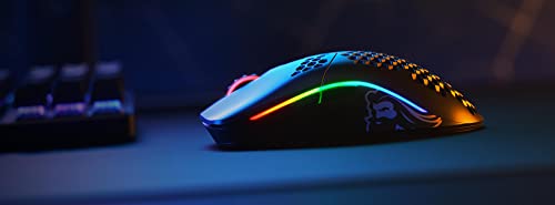 Glorious Gaming Model D 2 Wireless Ergonomic Mouse, 66g, White V612