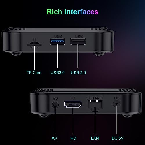 Android TV Box 4GB RAM 64GB ROM, 8K 3D Smart Box G5983