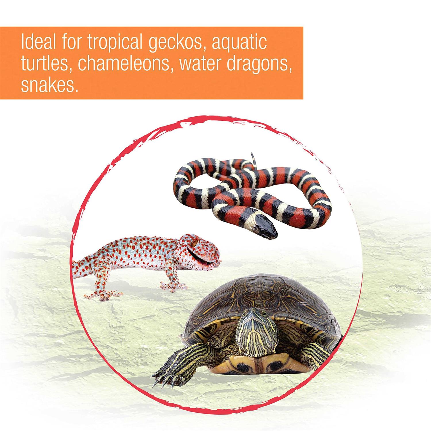 Zilla Slimline Tropical Reptile Fixture X4650