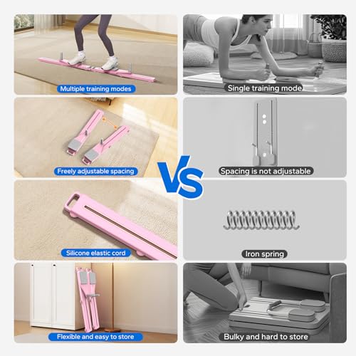 MERACH Pilates Board, Detachable Ab Trainer Machine for Core Workouts I346