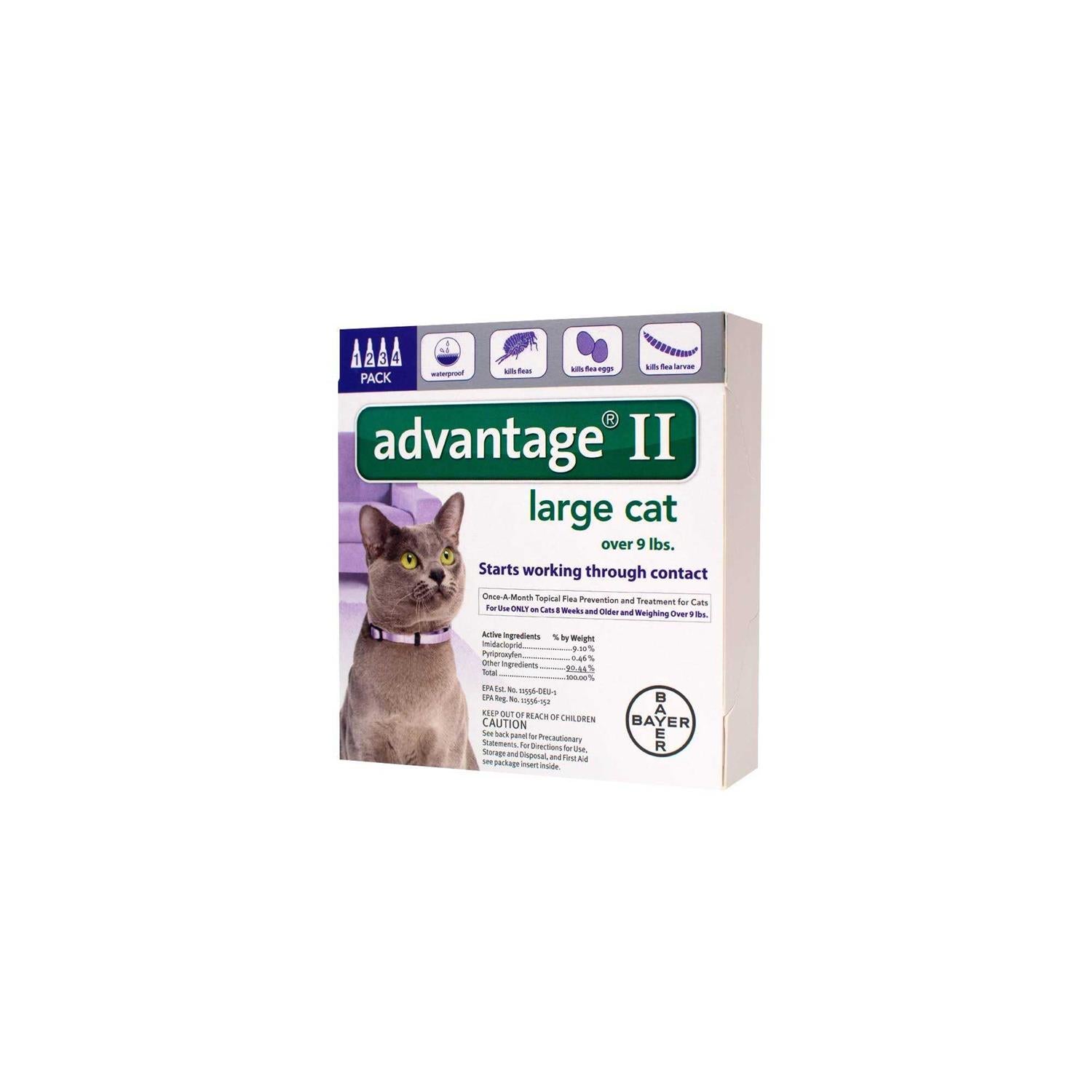 Advantage II Flea Treatment for Cats V4252