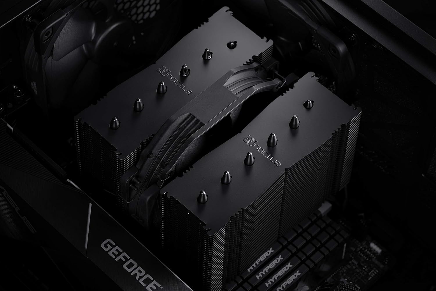 Noctua NH-D15S chromax.Black Dual-Tower CPU Cooler with 140mm Fan U840