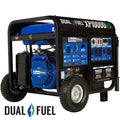 DuroMax XP10000HX 10,000 Watt Portable Dual Fuel Gas Propane CO Alert Generator