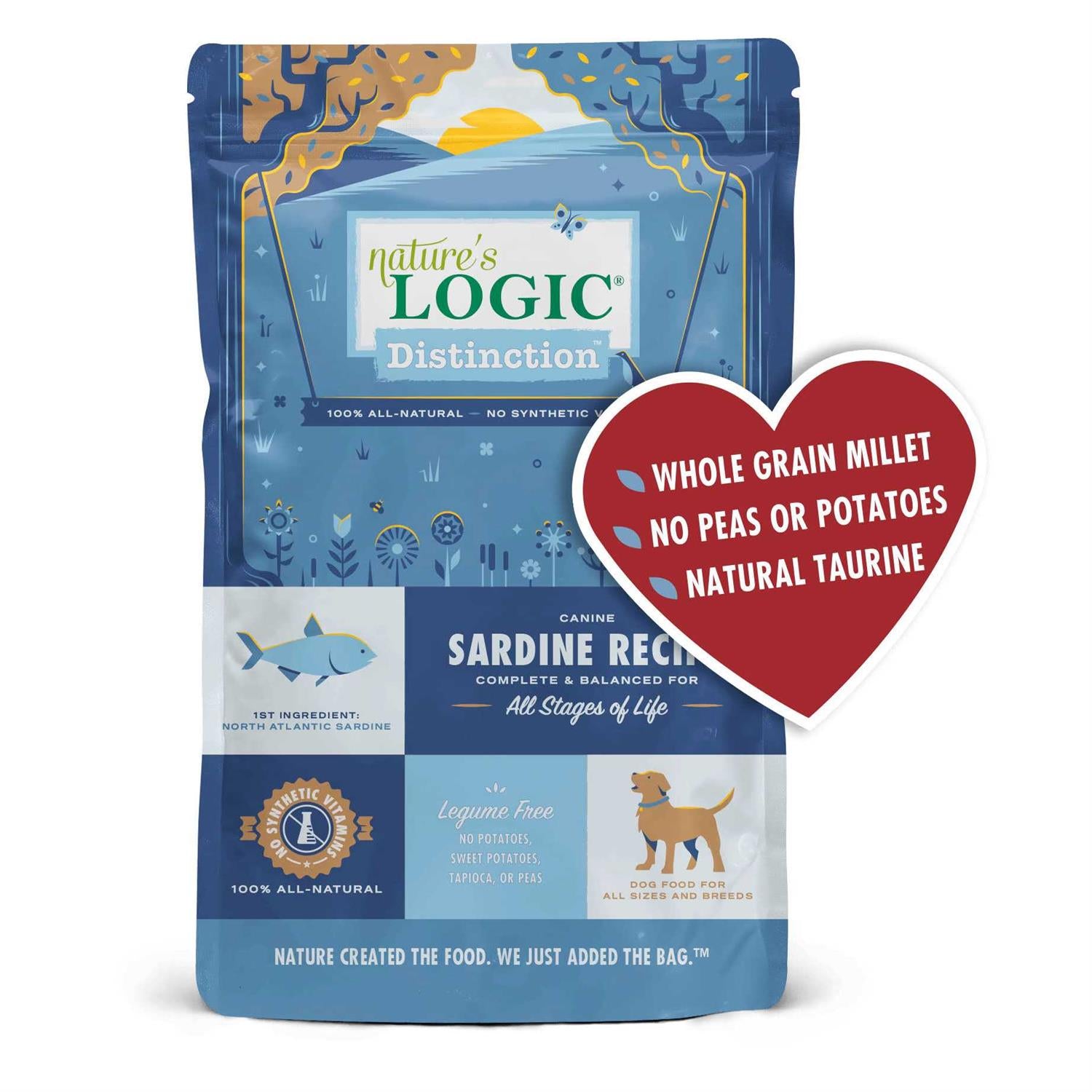Nature’s Logic Distinction Sardine Recipe Dry Dog Food O946137