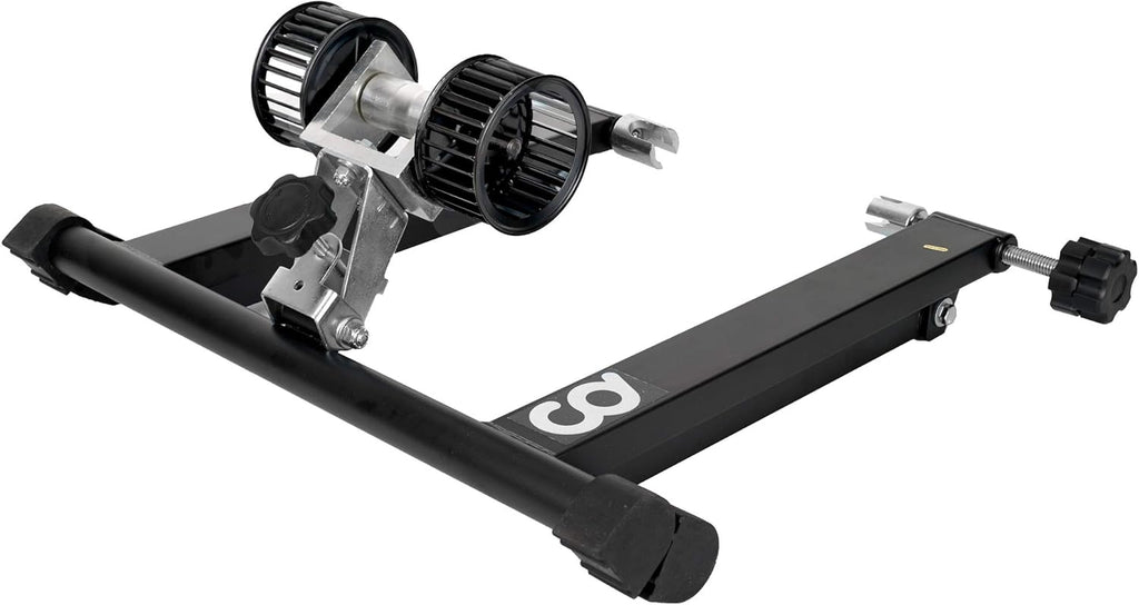 CyclingDeal Wind Resistance Bike Trainer Stand with Front Block Riser & Skewers Y98446