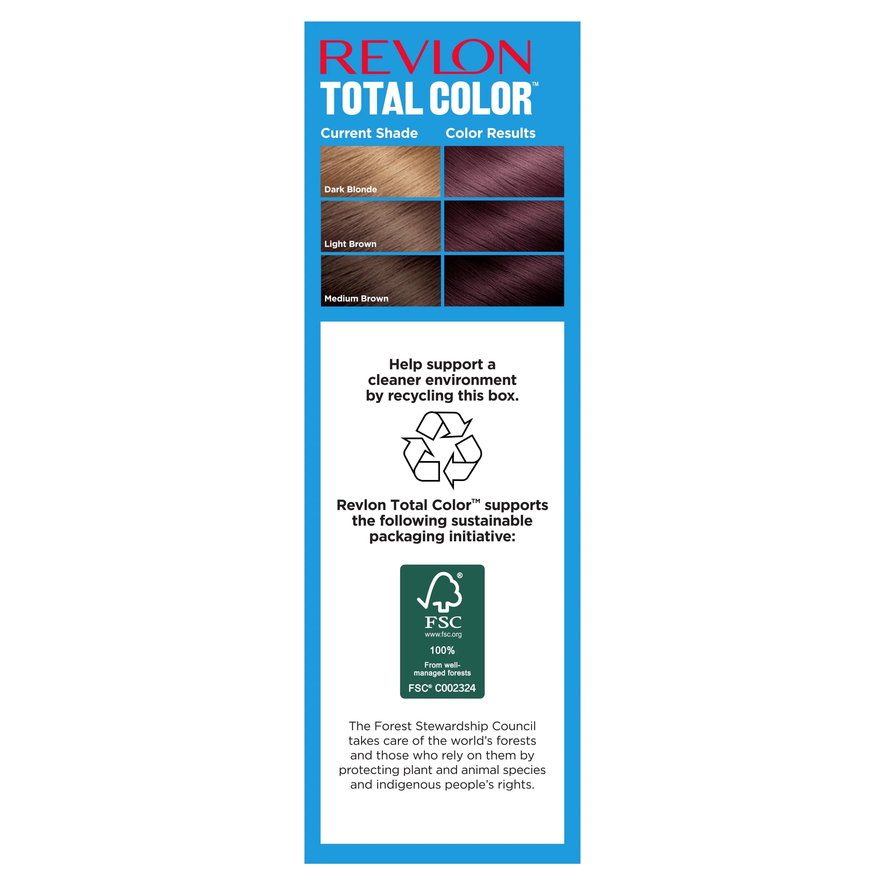 Revlon Total Color Permanent Hair Color, 535 Medium Golden Mahogany X49899
