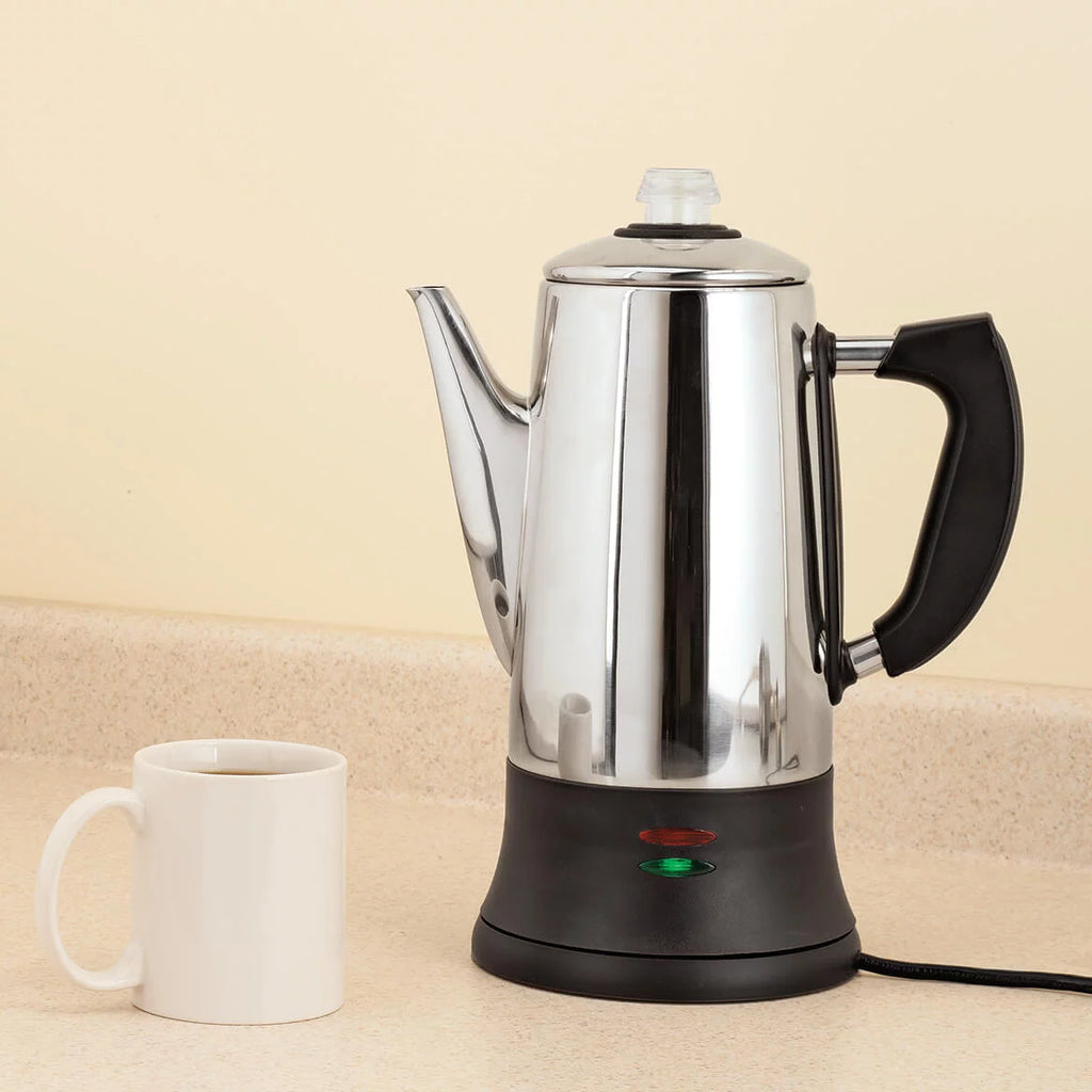 Home Marketplace 12 Cup Stainless Steel Coffee Percolator P474