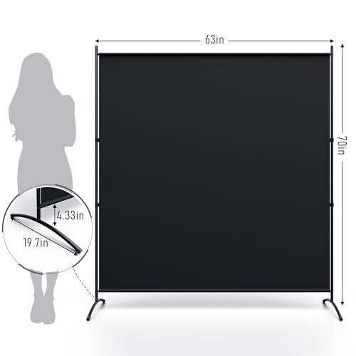 Room Divider Folding Privacy Screens, 3 Panel Portable Partition Q514484