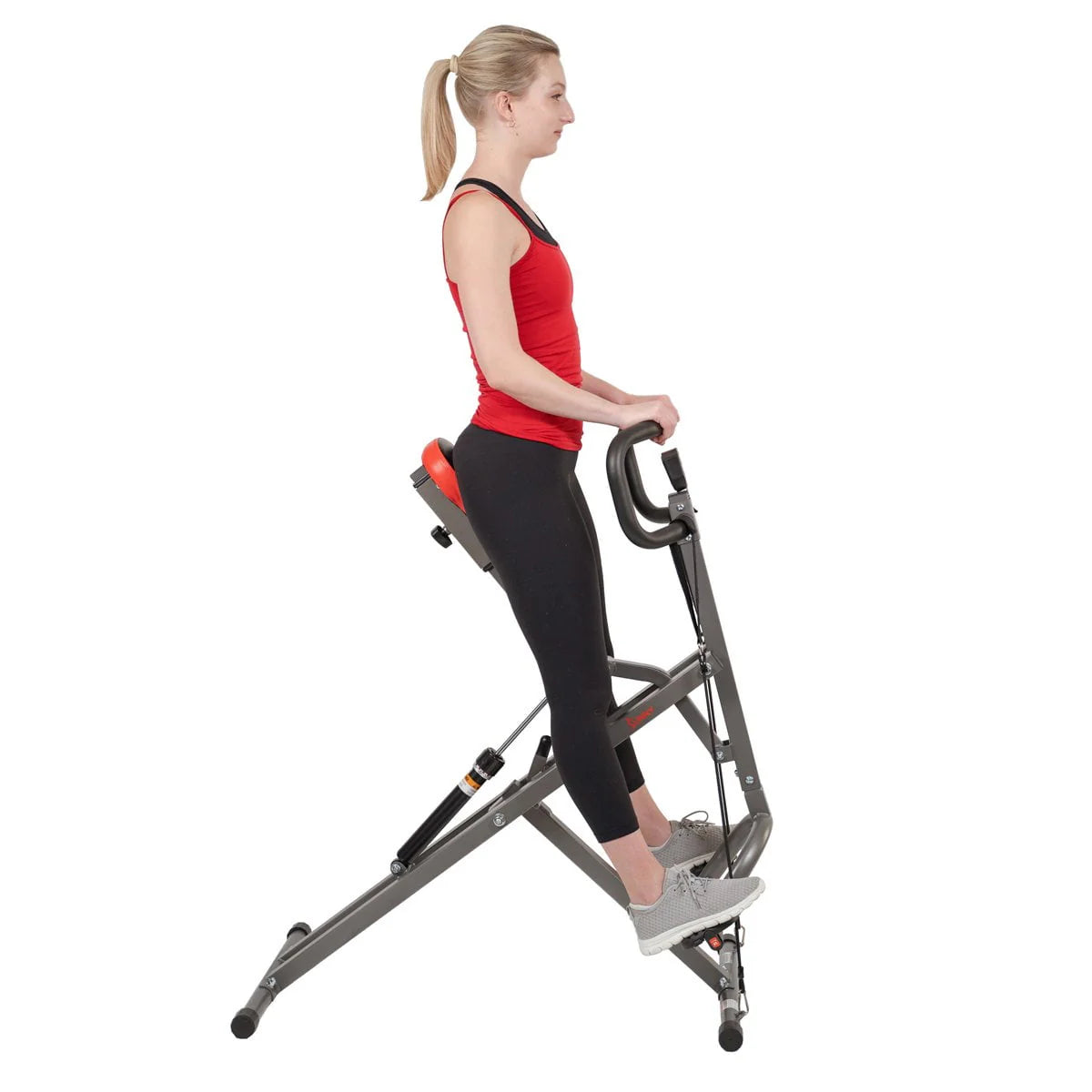 Sunny Health & Fitness Row-N-Ride PRO Squat Assist Trainer Z7578