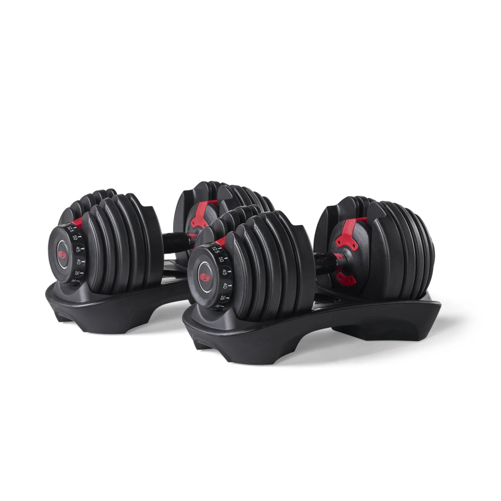 BowFlex SelectTech 552 Dumbbells, Adjustable, Pair, Free 2-Month JRNY Membership