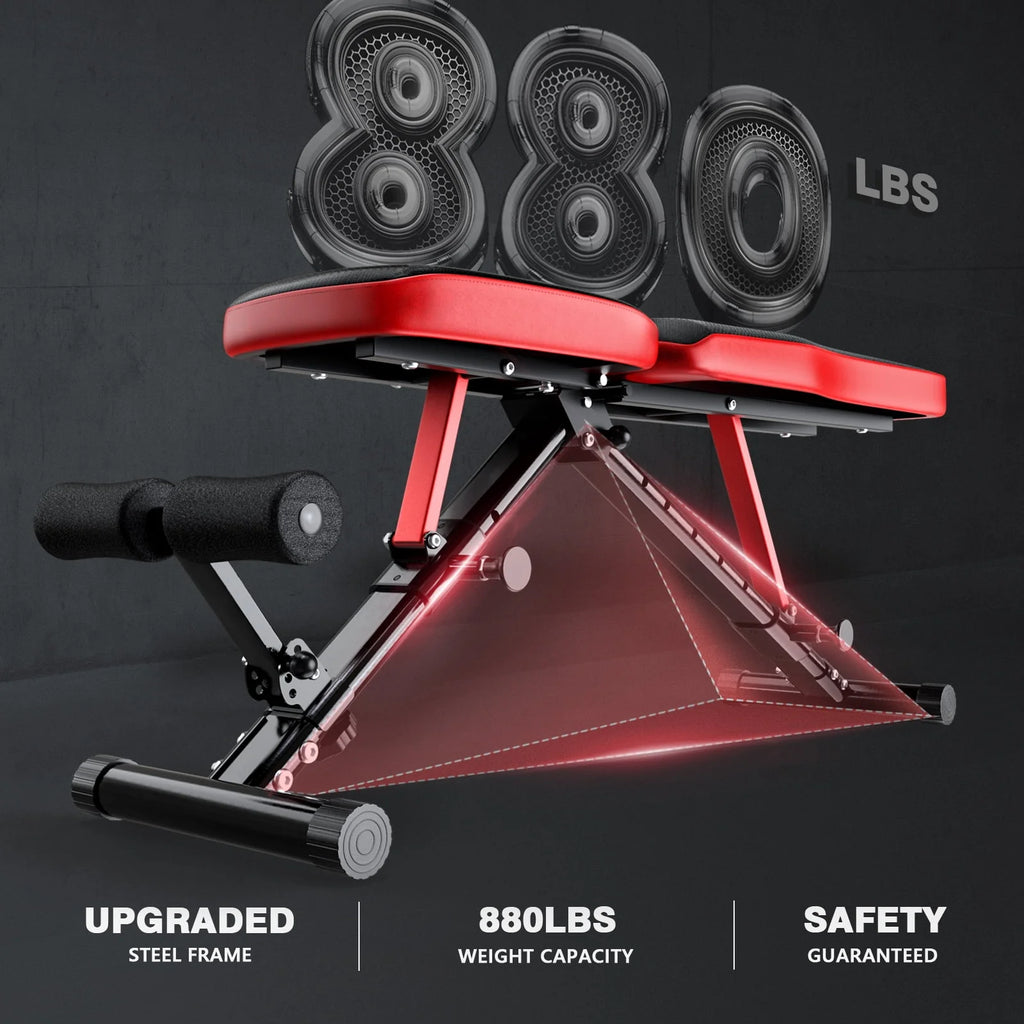 UPGO Adjustable Weight Bench 660lbs Foldable Workout Bench for Home E708