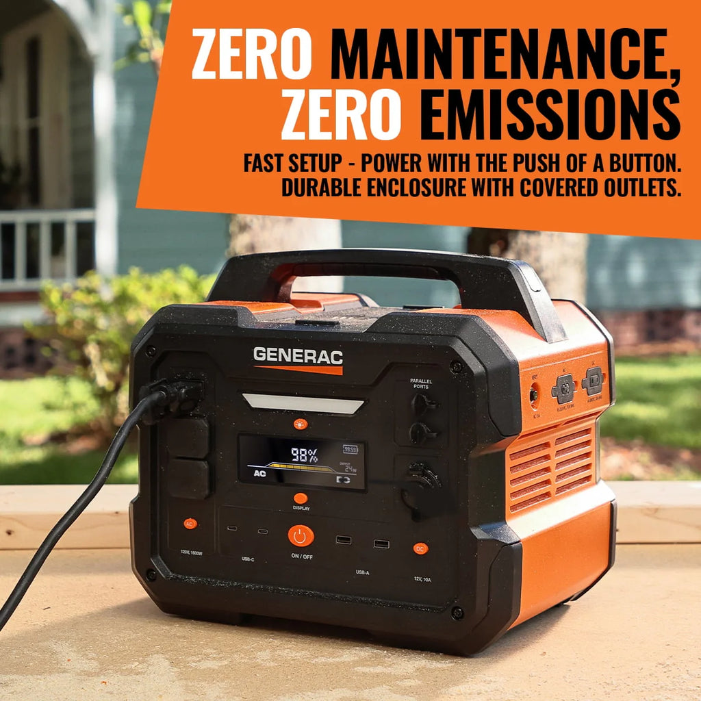 Generac 8026 Power Station 1600/3200W 2106Wh Portable Generator F5855