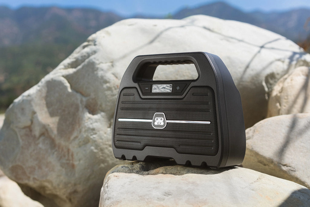 G-Project G-GO Rugged Water Resistant Portable Bluetooth Boombox Speaker with FM Radio X468