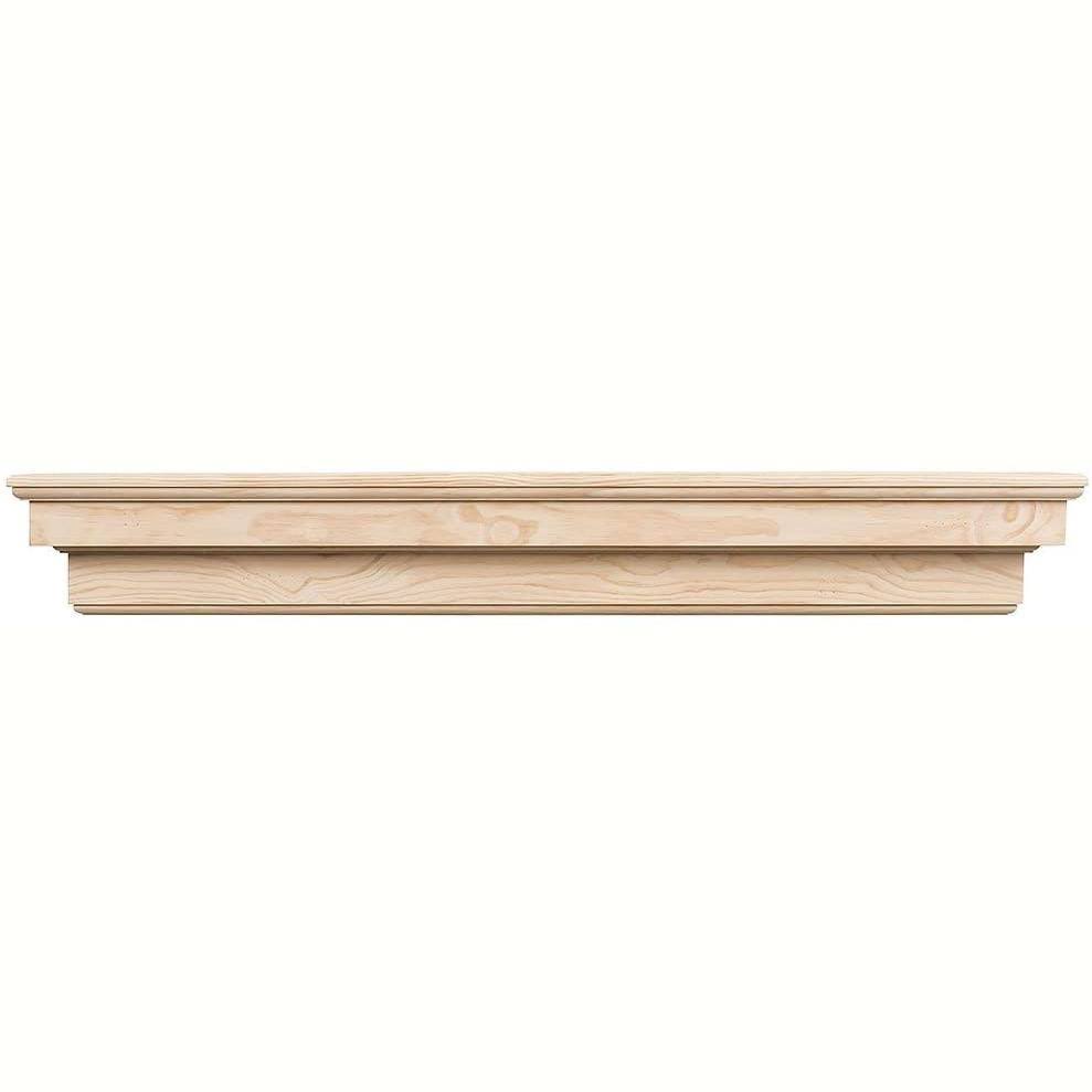 Mantels Direct Salem 72x22 Unfinished Fireplace Mantel Shelf H454