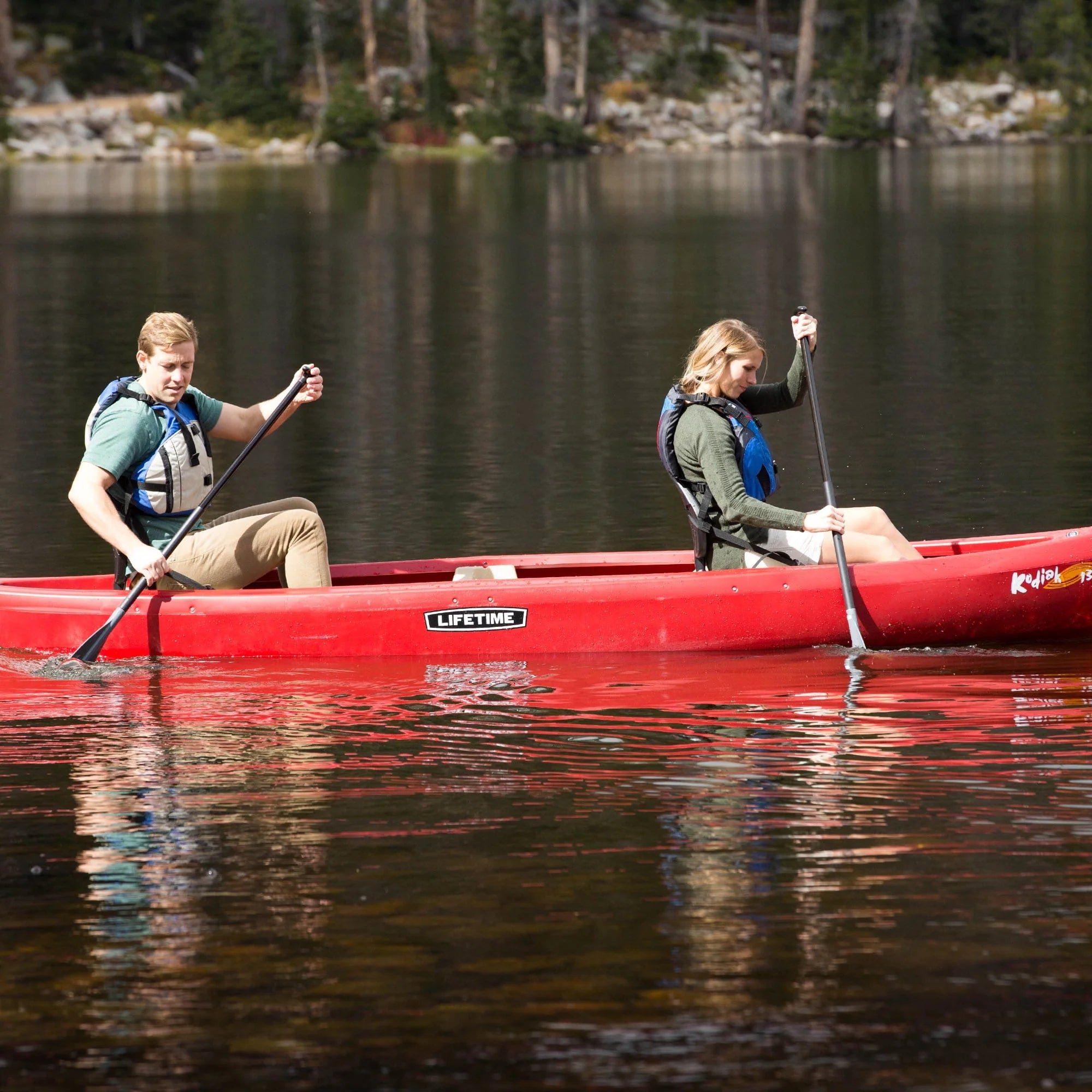 Lifetime Wasatch 130 Canoe Forest Green W575