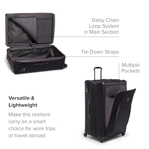 TUMI Aerotour 4 Wheel Expandable Carry-On Luggage, Black W53747