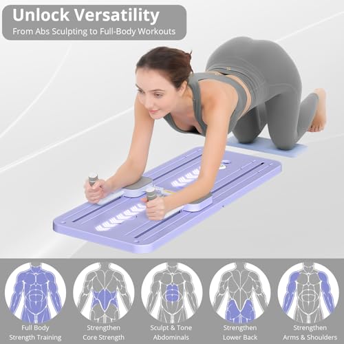 JANUA Pilates Board - Foldable 5-in-1 Reformer Set for Home R193