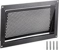 VEVOR Flood Vent, 8" Height x 16" Width x 2" Depth Foundation Flood Vent, to Reduce Foundation Damage and Flood Risk, Black, Wall Mounted, for Crawl Spaces,Garages & Full Height Enclosures