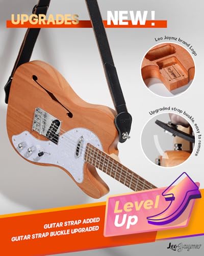 Leo Jaymz DIY Single Cut Electric Guitar Kit Mahogany Rosewood B148
