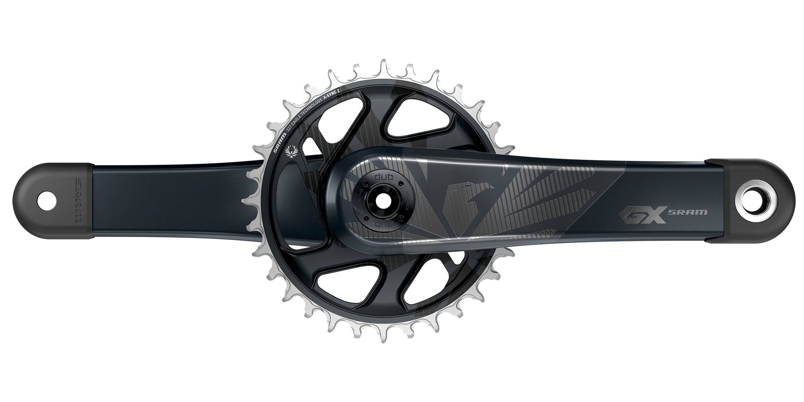 SRAM GX Eagle Carbon Dub Boost Crankset 175mm 32T Lunar