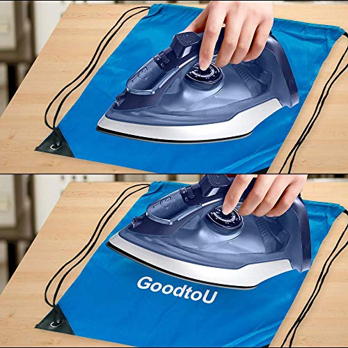 GoodtoU 40 Pack Drawstring Backpacks Waterproof Nylon Cinch Bags for School Gym N792