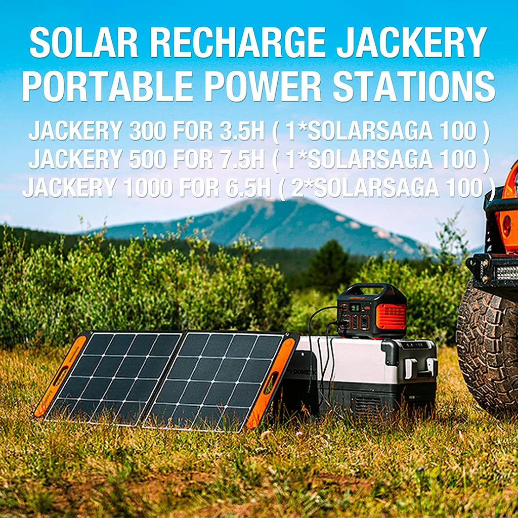Jackery Solar Panel 100W Portable for Explorer Power Stations E668
