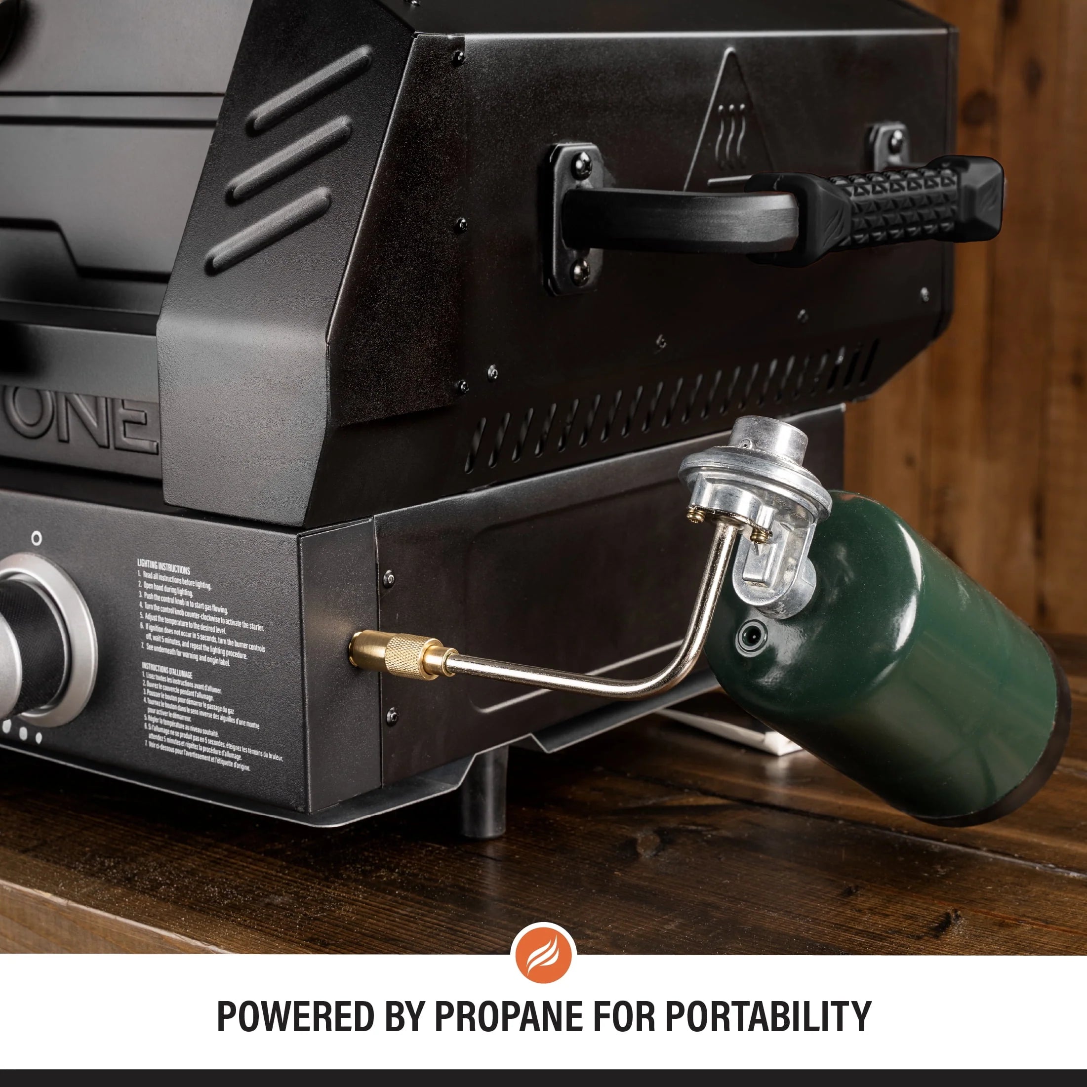 Blackstone Tabletop Propane Pizza Oven with Two Cordierite Stones S276