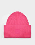 Acne Studios Pansy N Face Beanie Hat in Pink
