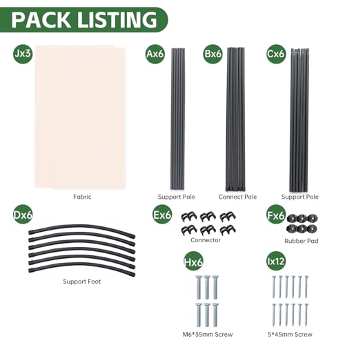 Room Divider Folding Privacy Screens, 3 Panel Portable Partition Q514484