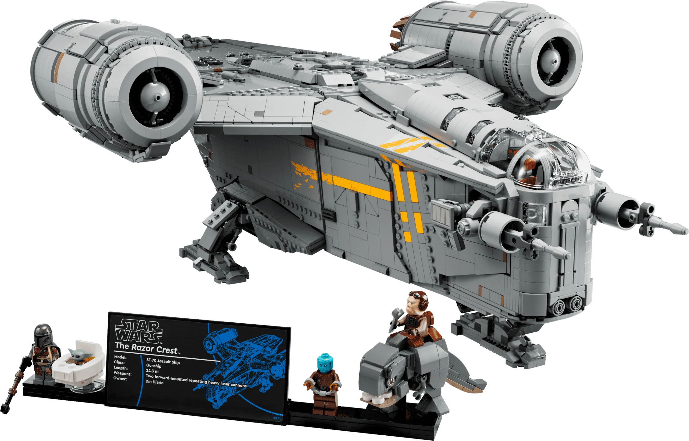 LEGO Star Wars The Razor Crest UCS Starship Set 75331 for Adults X693