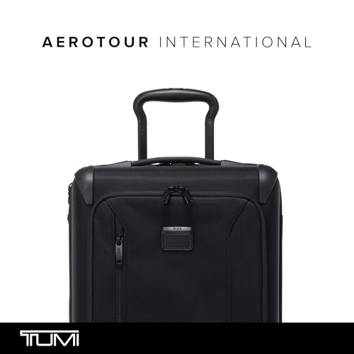 TUMI Aerotour 4 Wheel Expandable Carry-On Luggage, Black W53747