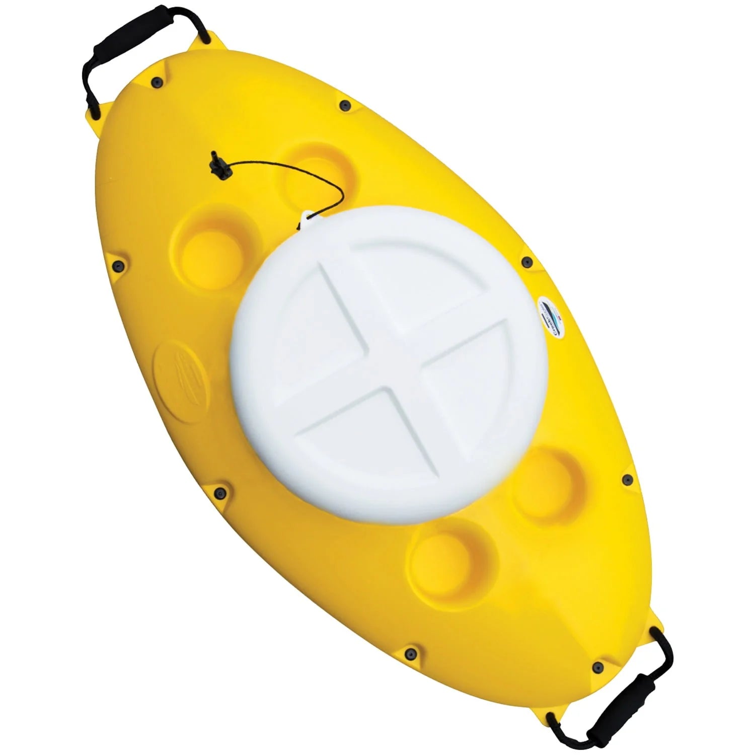 Creekkooler 30 qt Hard Side Floating Cooler, Yellow R231161