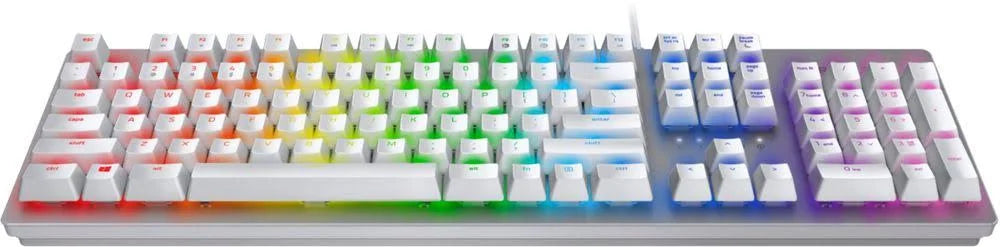 Huntsman Mercury Edition Wired Gaming Keyboard with Razer Opto-Mechanical Switches F9526