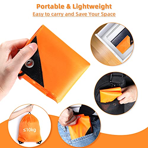 GoodtoU 40 Pack Drawstring Backpacks Waterproof Nylon Cinch Bags for School Gym N792