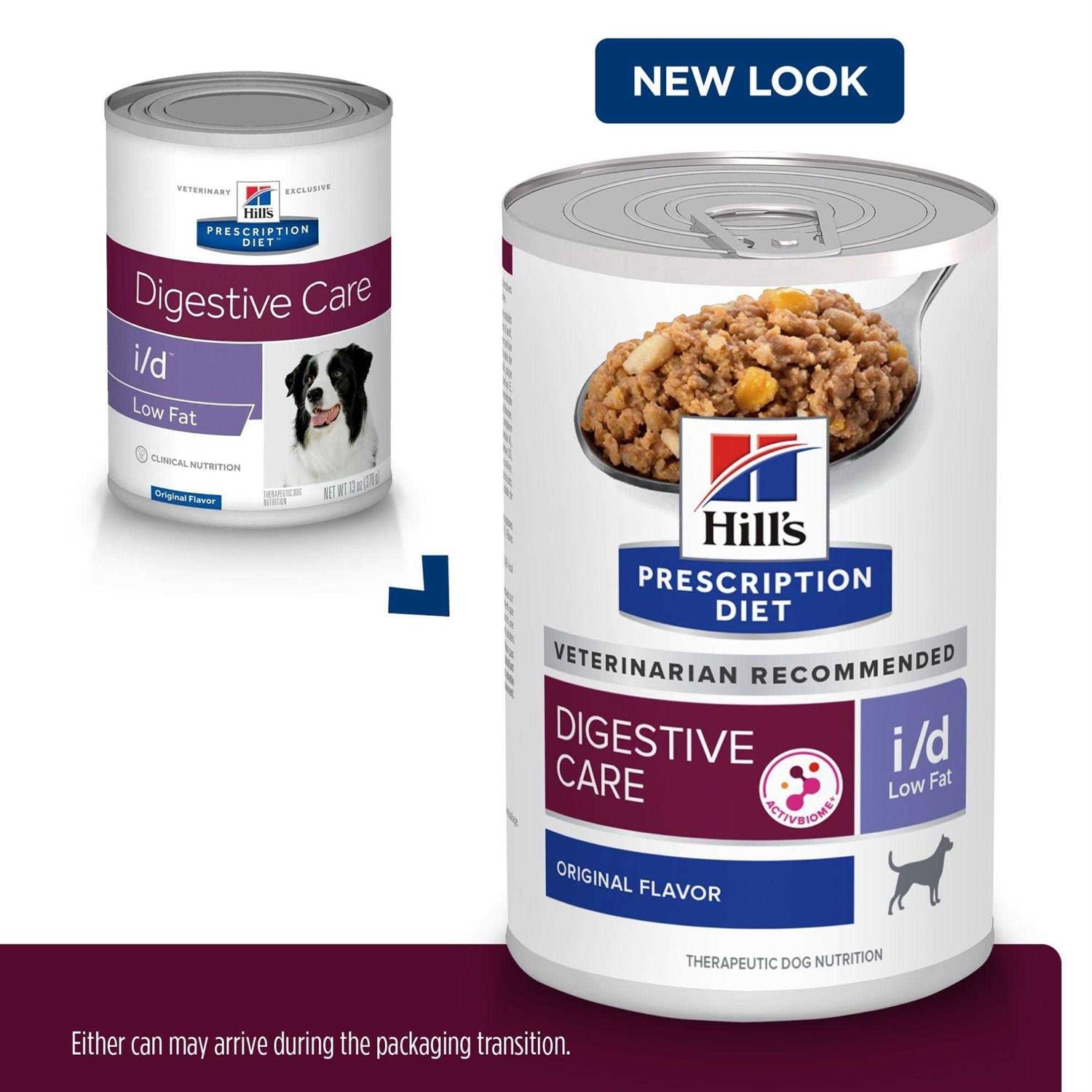 Hill’s Prescription Diet i/d Digestive Care Low Fat Adult Dog Food B958