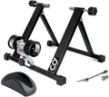 CyclingDeal Bicycle Bike Indoor Home Exercise Wind Resistance Trainer - Stationary Cycling Bike Training Stand for Indoor Riding Converter Mount - With Front Block Riser & Skewers - NOT for 29er Bikes Pack of 2