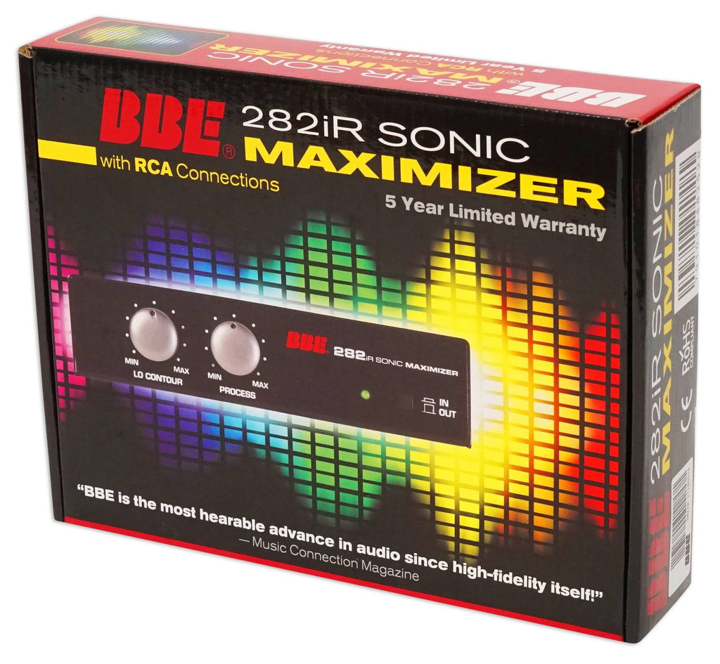 BBE 282IR Desktop Sonic Maximizer with RCA Inputs Outputs B400721