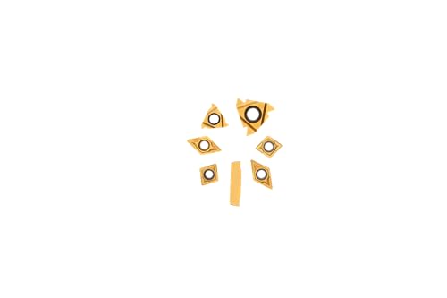 Indexable Lathe Turning Tool 21Pcs Kit 3/8'' 10mm Shank with Carbide Inserts Z5376