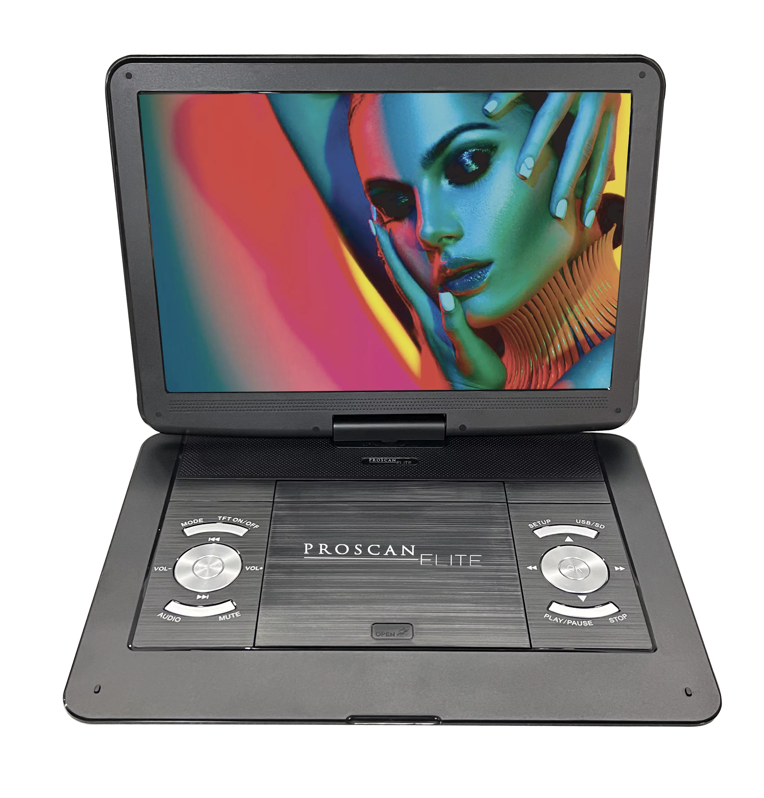 Proscan Elite 13.3 Portable DVD Player, PEDVD1332, Black