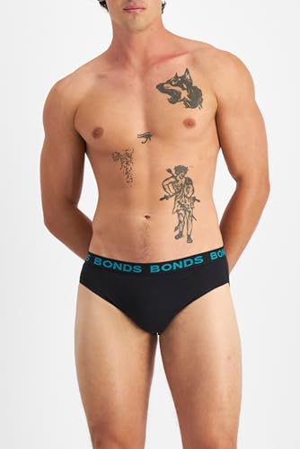 Bonds Classic Everyday Cotton Blend Brief Underwear for Men, 3-Pack N7748