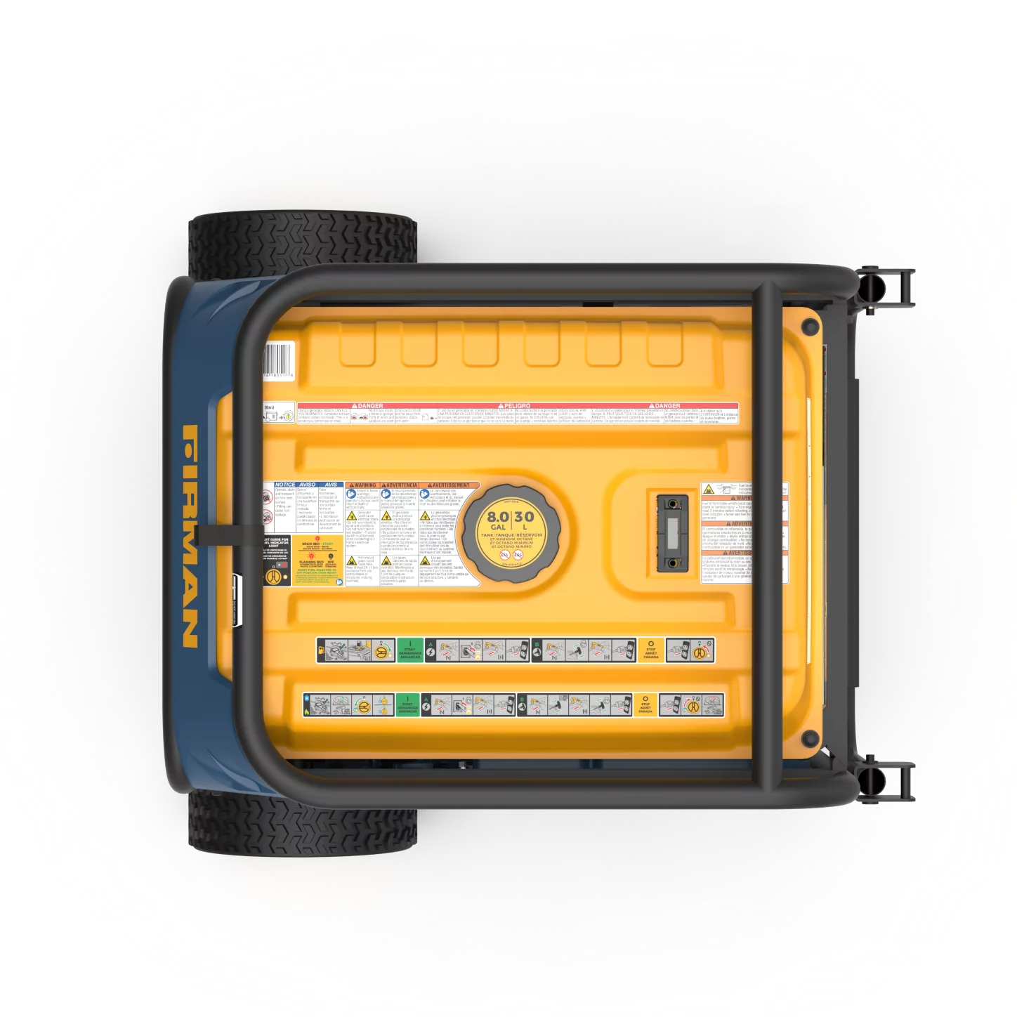 FIRMAN T08071 10000-Watt Tri Fuel Portable Generator with Electric Start T8928