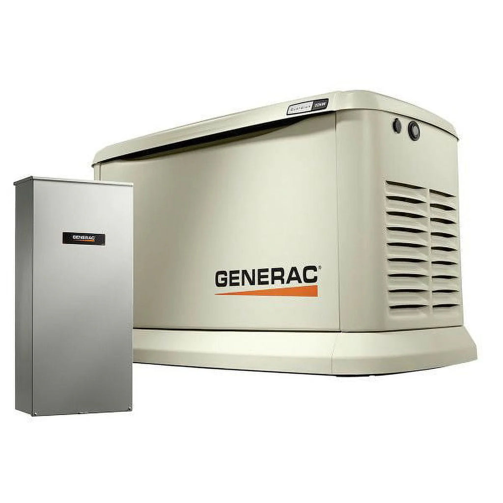 Guardian Series 22 KW Air Cooled Home Standby Generator with 200 Amp Transfer Switch K9124