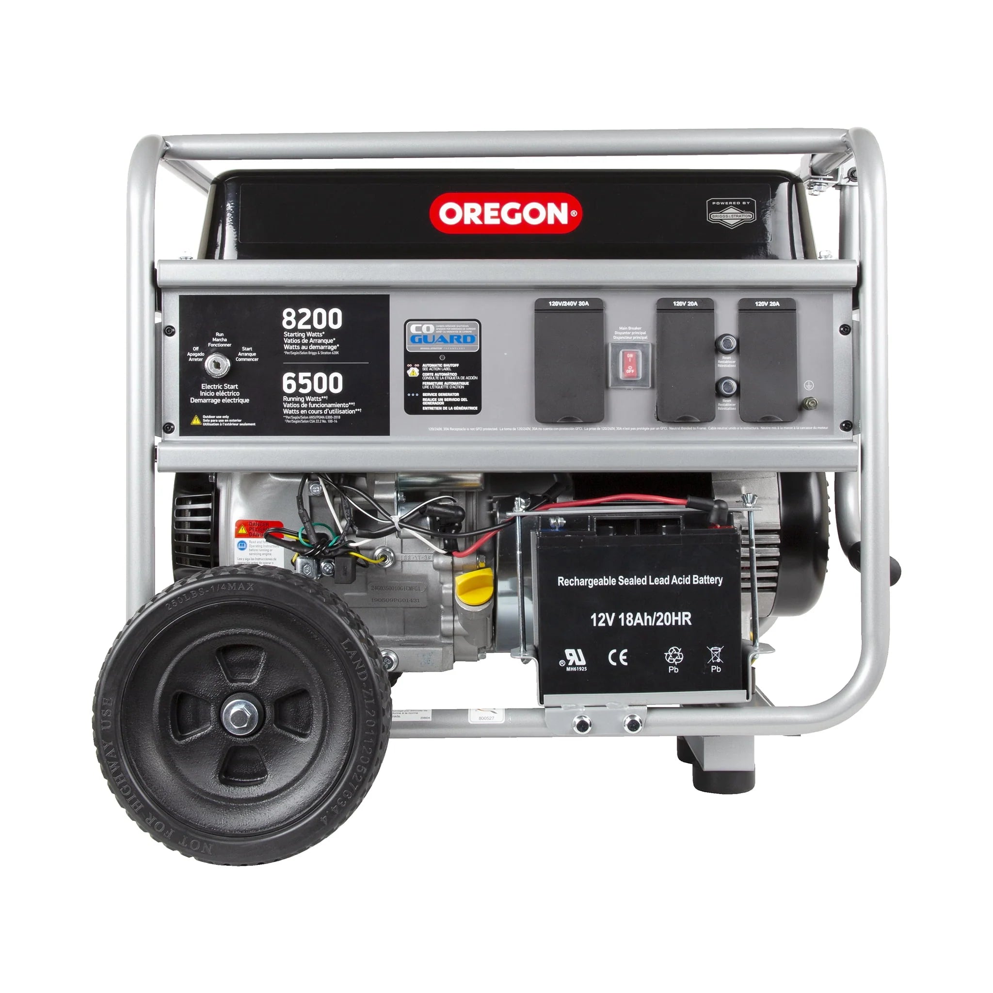6500W Oregon Portable Generator S68952