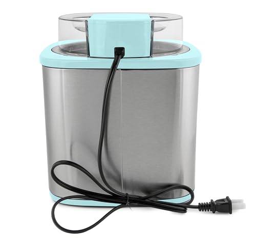 Nostalgia 2-Quart Electric Ice Cream Maker, Stainless Steel H3717