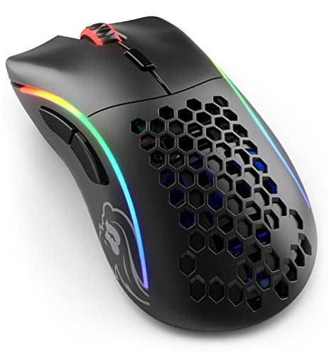 Glorious Gaming Model D 2 Wireless Ergonomic Mouse, 66g, White V612