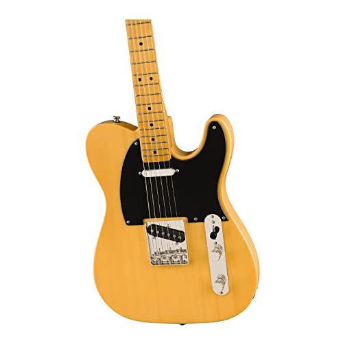 Squier Classic Vibe 70s Thinline Telecaster Electric Guitar Natural Maple Fingerboard W3907