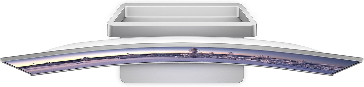 HP 27in Curved LCD WLED Monitor - Silver (Renewed) C60070