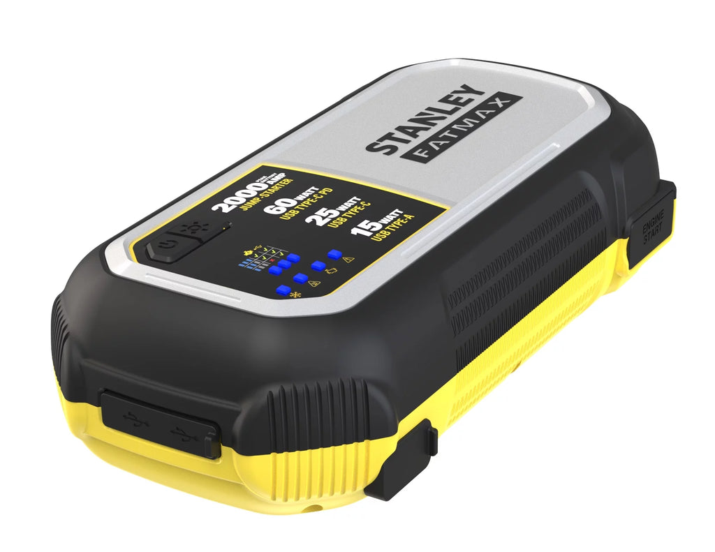 Stanley FatMax 2500 Amp Lithium Jump Starter with USB Power Bank K808236