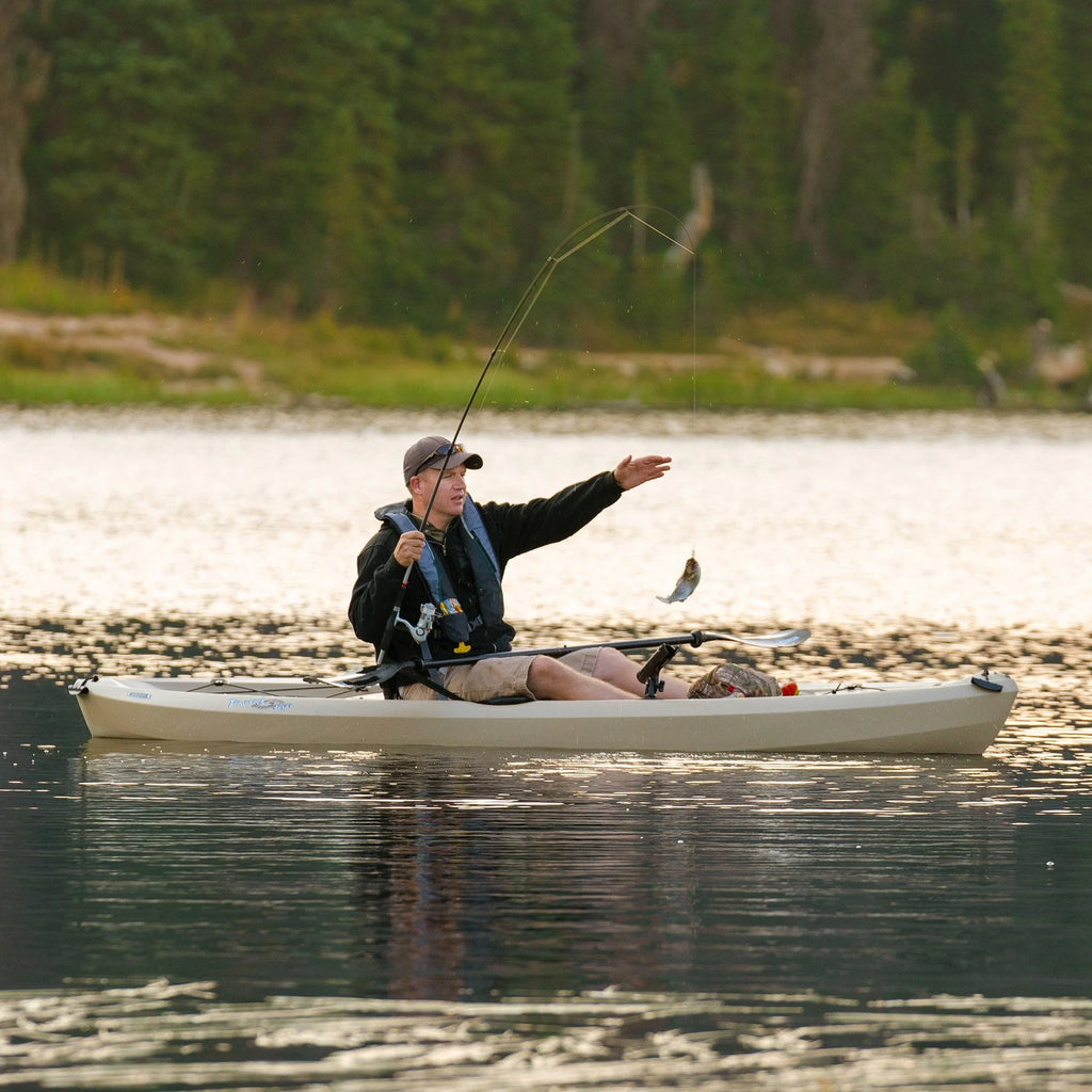 Lifetime Tamarack Angler 10 ft Sit-on-Top Fishing Kayak, Tan Y36375