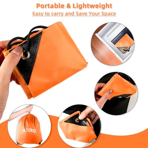 GoodtoU 40 Pack Drawstring Backpacks Waterproof Nylon Cinch Bags for School Gym N792